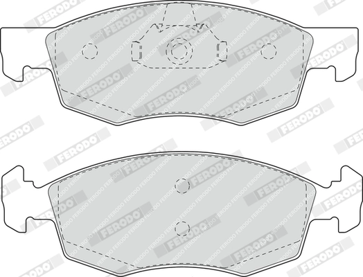 Set placute frana