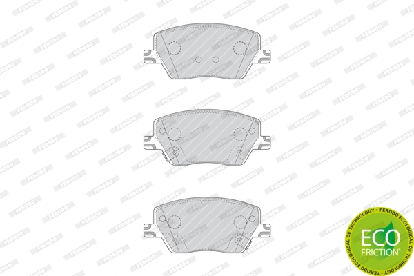 Set placute frana