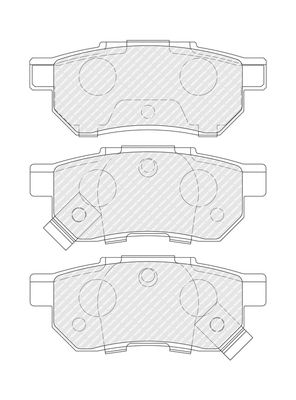 Set placute frana