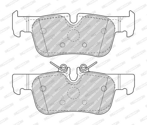 Set placute frana