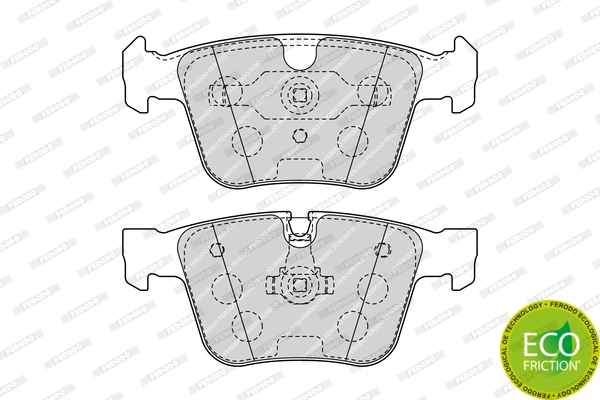 Set placute frana