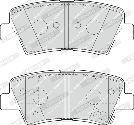 Set placute frana