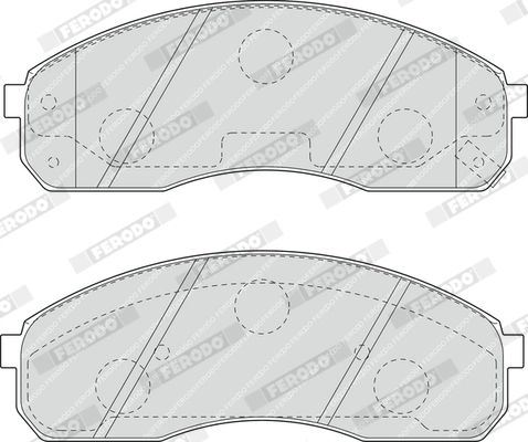 Set placute frana