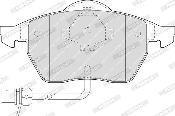 Set placute frana