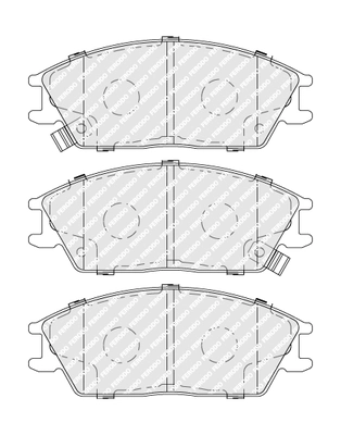 Set placute frana
