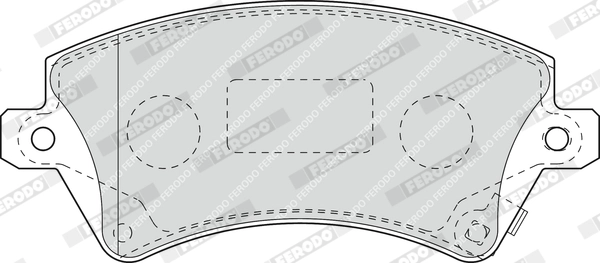 Set placute frana