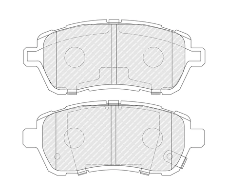 Set placute frana