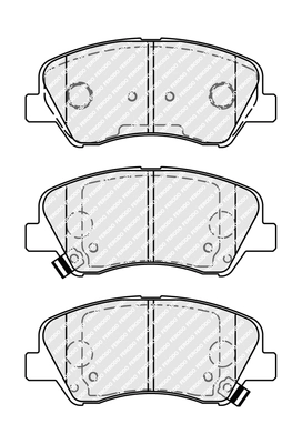 Set placute frana