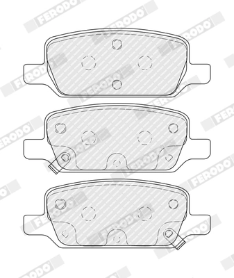 Set placute frana