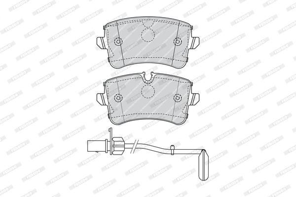 Set placute frana