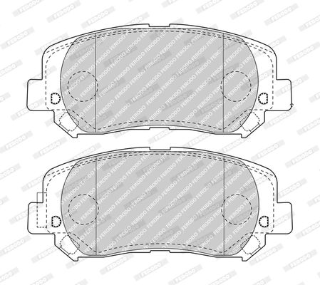Set placute frana