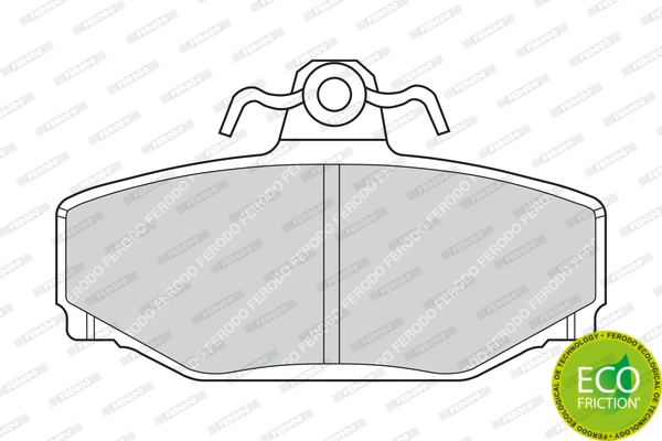 Set placute frana