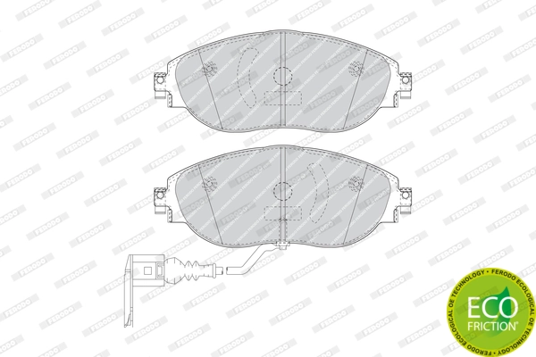 Set placute frana