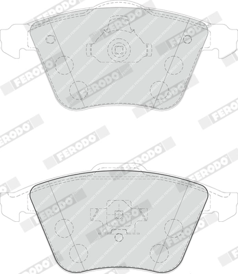 Set placute frana