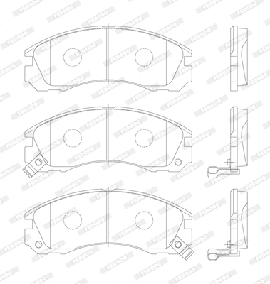 Set placute frana