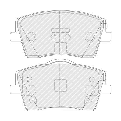 Set placute frana
