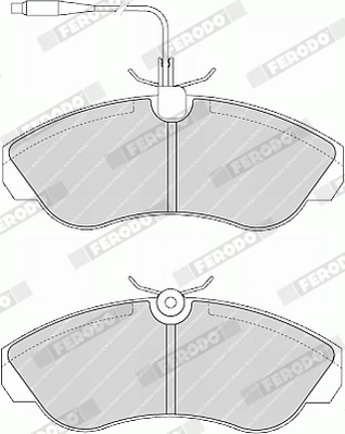 Set placute frana