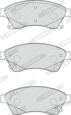 Set placute frana