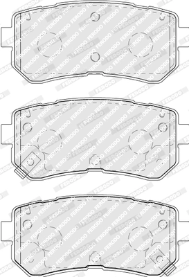 Set placute frana