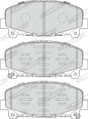 Set placute frana
