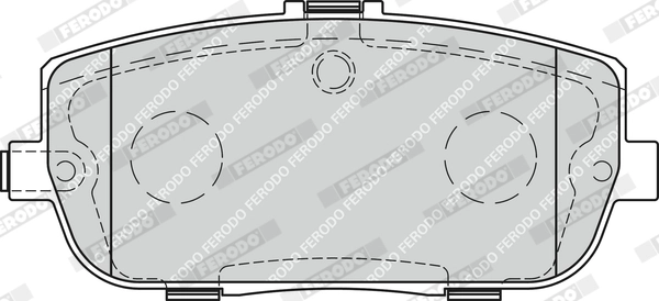 Set placute frana