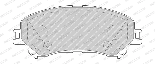 Set placute frana