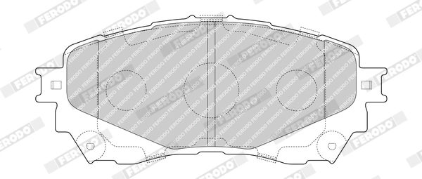 Set placute frana
