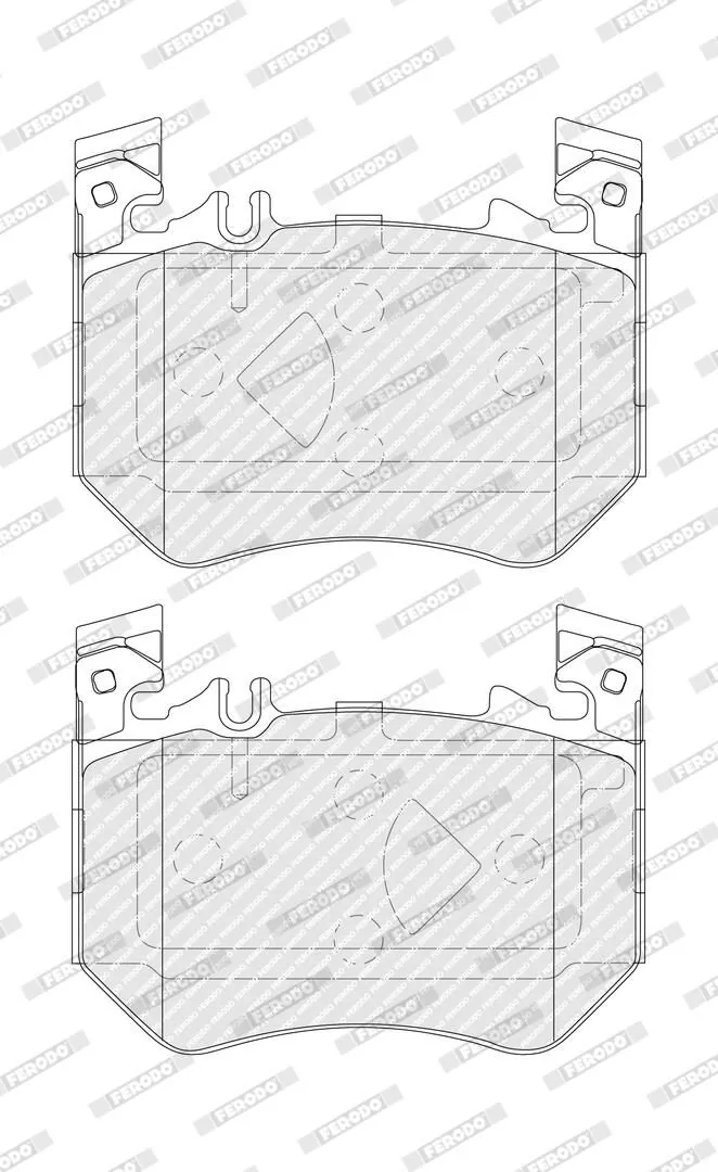 Set placute frana
