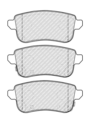 Set placute frana