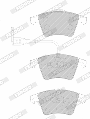 Set placute frana