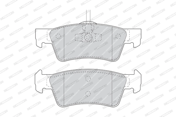 Set placute frana