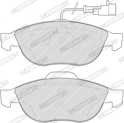 Set placute frana