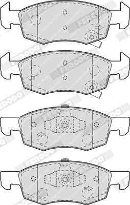 Set placute frana