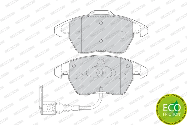 Set placute frana