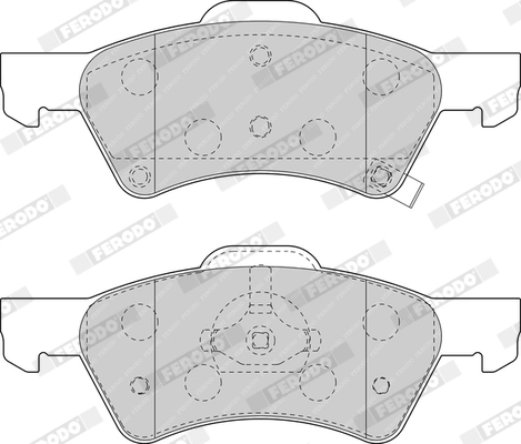 Set placute frana