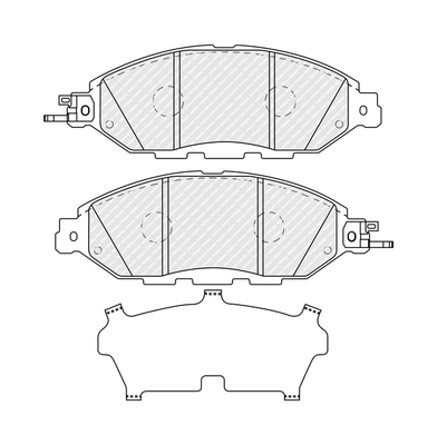 Set placute frana