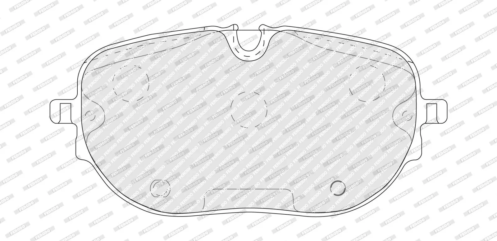 Set placute frana