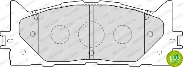 Set placute frana