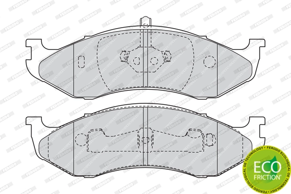 Set placute frana