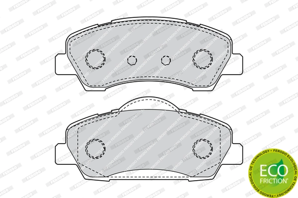Set placute frana