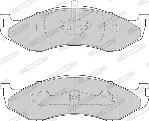 Set placute frana