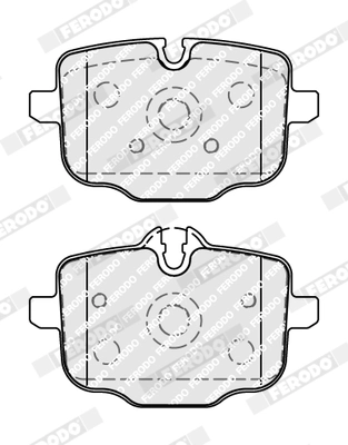 Set placute frana