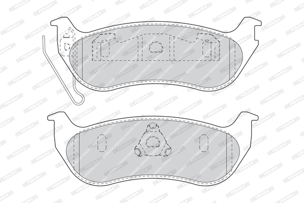 Set placute frana