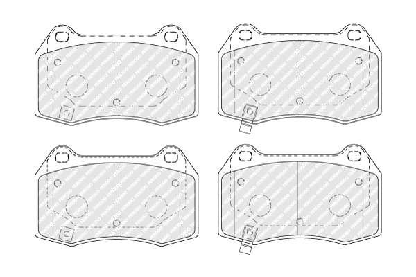 Set placute frana