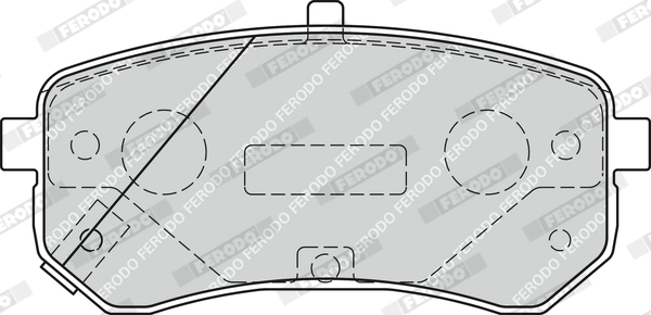 Set placute frana