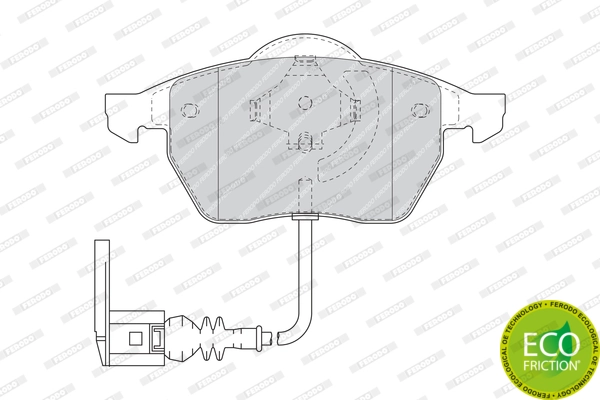 Set placute frana