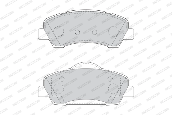 Set placute frana