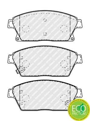 Set placute frana