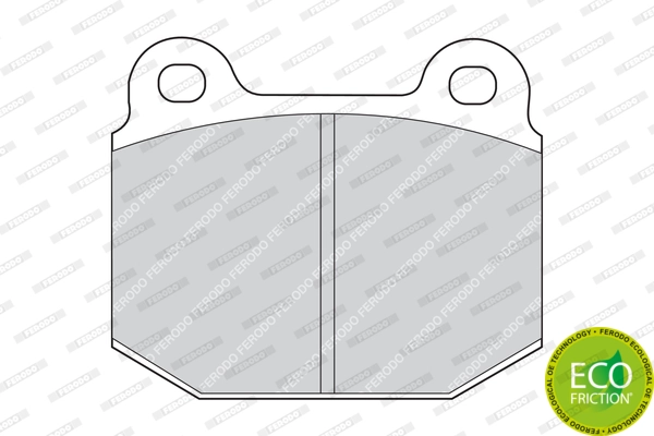 Set placute frana