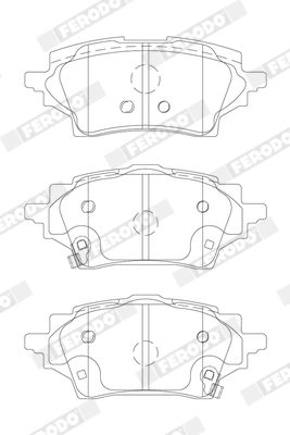 Set placute frana